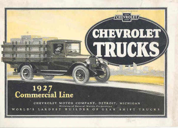 1927 Chevrolet Trucks Brochure
